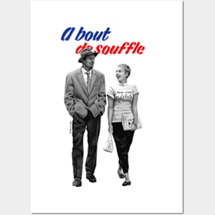 A Bout de Souffle Illustration Posters and Art